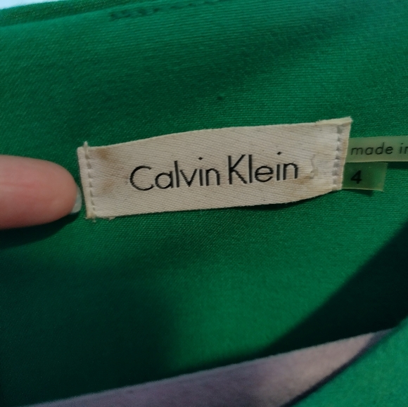 Jade Green Size 6 Calvin Klein career dress - Picture 4 of 4